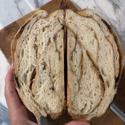 Cinnamon Brown Sugar Sourdough Loaf 