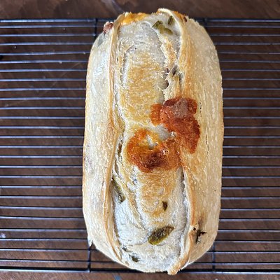 Jalapeño Cheddar (loaf pan style)