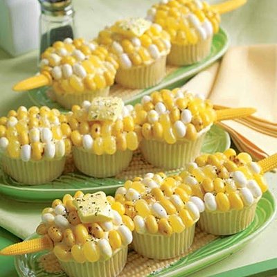 Corn On The Cob Cupcakes 