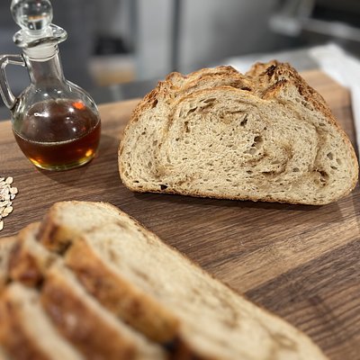 Maple Oat Sourdough - Sliced Loaf