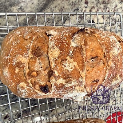 Cranberry Walnut Sourdough Loaf