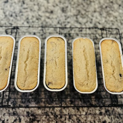 Mini Lemon Blueberry Pound Cake 