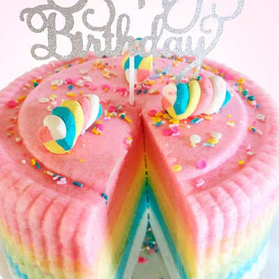 Cotton Candy Cake 
