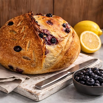 Blueberry Lemon Sourdough