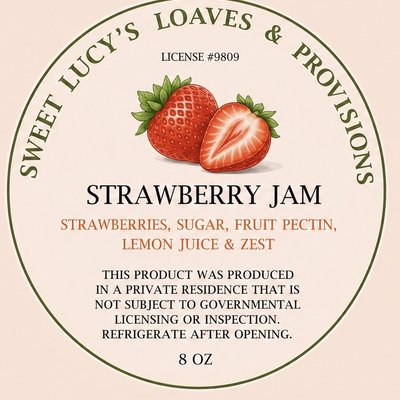 Strawberry Jam 8oz