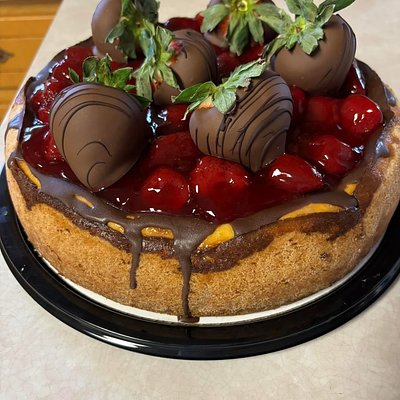 Chocolate Covered Strawberry Cheesecake