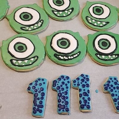 Sugar Cookies With Royalty Icing 1 DOZEN 
