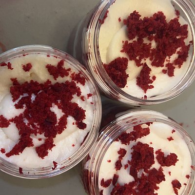Red Velvet Cake Jars 