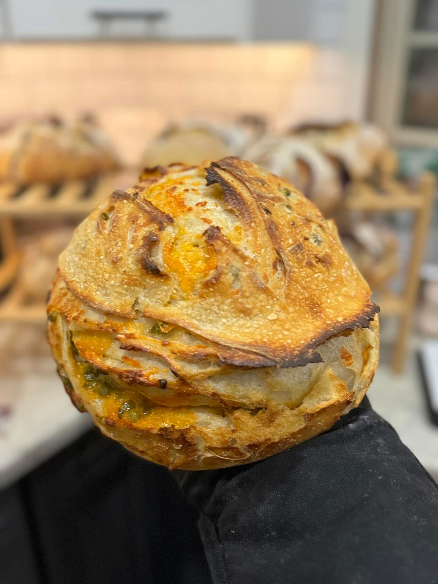 Jalopeno & Cheddar Sourdough Loaf