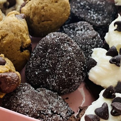 Mini Sugar Covered Brownie Cookies (16 Mini Cookies)