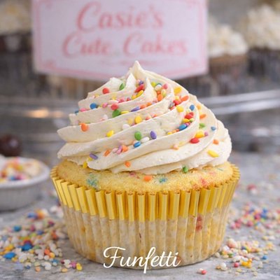 Funfetti Cupcakes - 1/2 Dozen