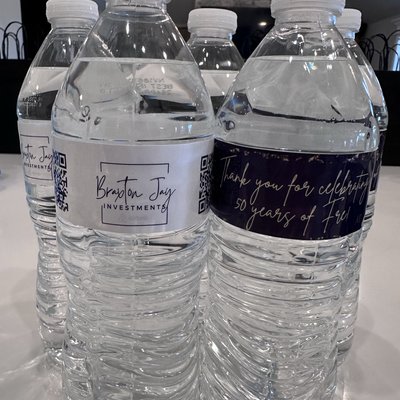 Customized 16.9oz Water Bottles