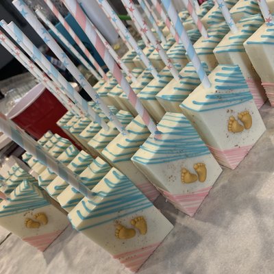 Dipped Rice Crispy Treats