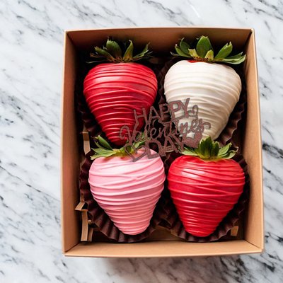 4 Strawberry Box