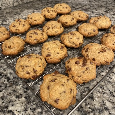 4 Sourdough Chocolate Chip Cookies