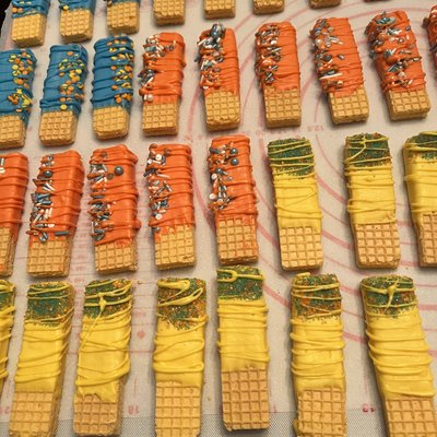 Chocolate-Covered Wafer Cookies