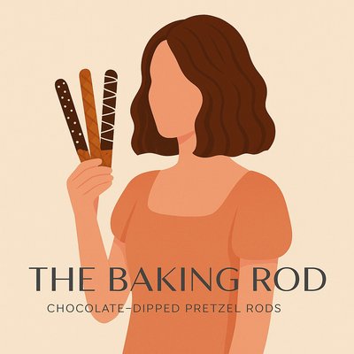 Chocolate Dipped Pretzel Rods