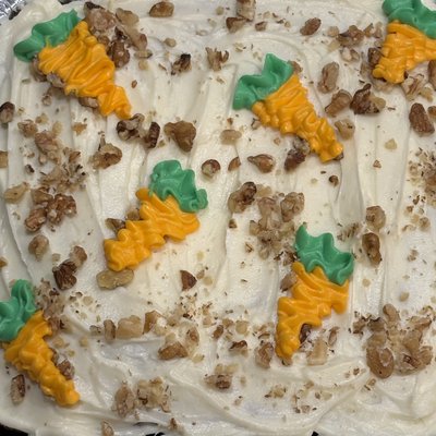 8x8 Pan Carrot Cake