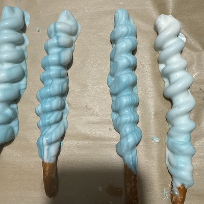 Caramel Wrapped Pretzel Rods