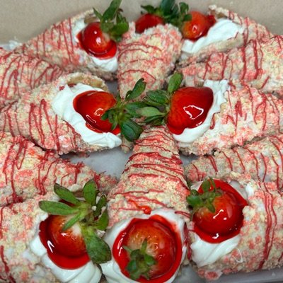 12 Cheesecake Cones 