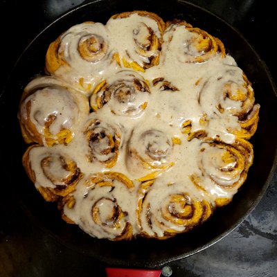 Sourdough Pumpkin Sticky Buns Dzn