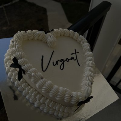 1 Layer 8inch Heart Cake 