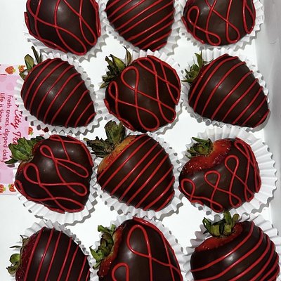 Milk Chocolate Covered Strawberries 