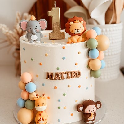 Safari/ Jungle Themed Cake 