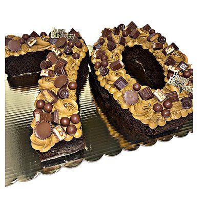 12 Inch Double Digit Number Cakes