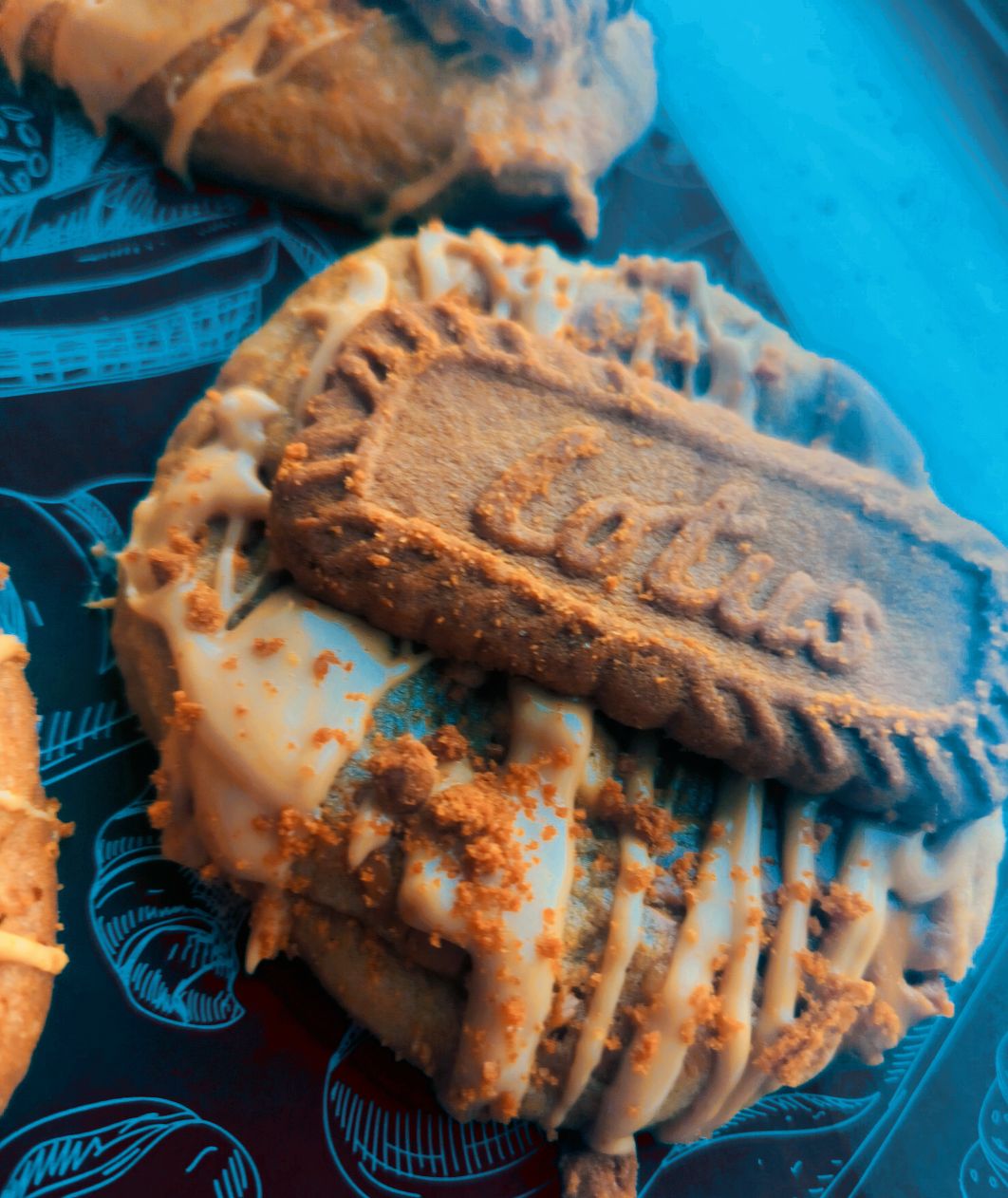 CHOCO CHIP NUTELLA STUFFED COOKIE