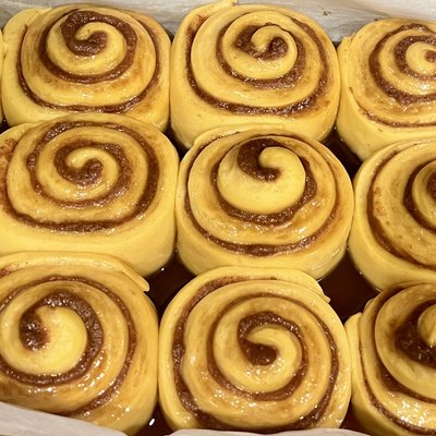 Pumpkin Pie Sourdough Cinnamon Rolls (4-Pack) 南瓜派酸种肉桂卷