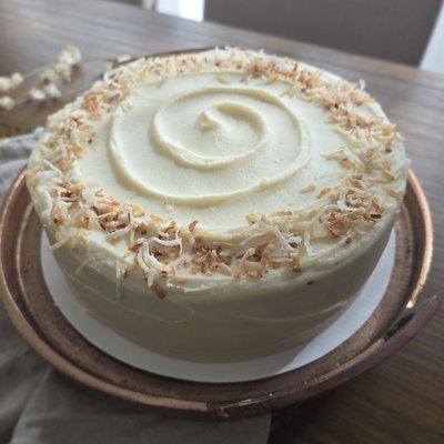 Coconut Custard Cake
