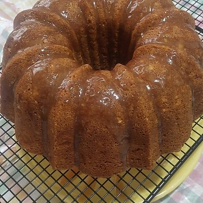 Mile High Apple Cake