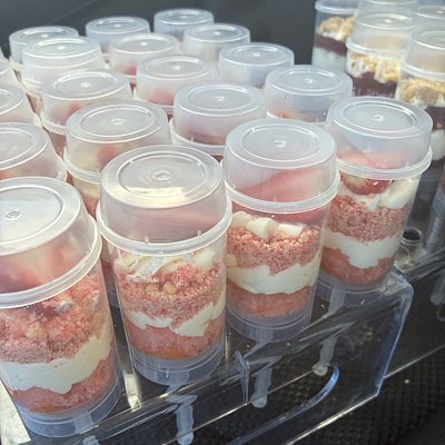 Strawberry Crunch Push Pops