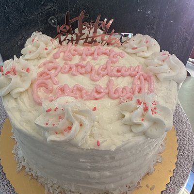 8in Double Layer Coconut Cake