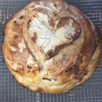 Jalapeno Cheddar Sourdough Boule