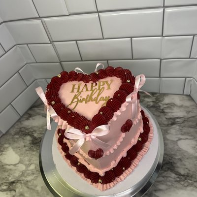 6 Inch Heart Cake