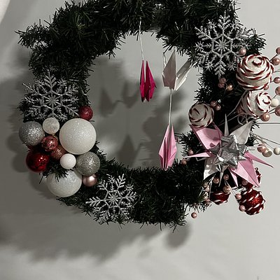 Crane Wreath