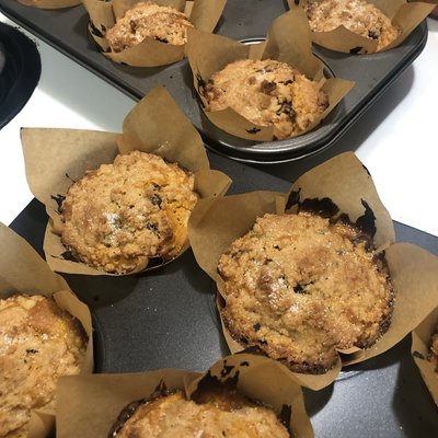 pumpkin chocolate chip muffins