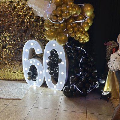 4FT Metal LED Number
