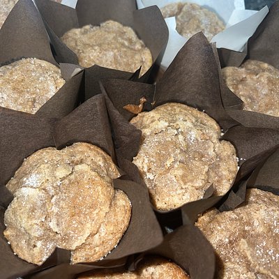 Apple Cinnamon Sourdough Muffins