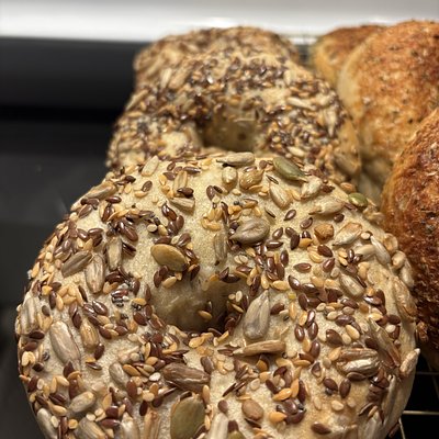 Sourdough Multi-seeded Bagel •6•