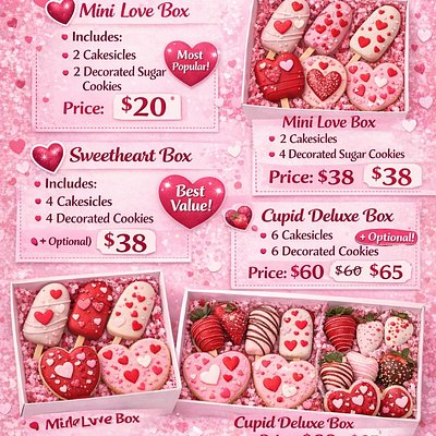  Heart Shape Cakepops