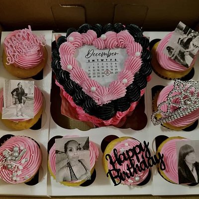 Cake & Cupcake Bento Box (8 Cupcakes)