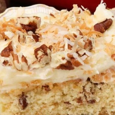 Italian Cream Cake 8x8 Pan
