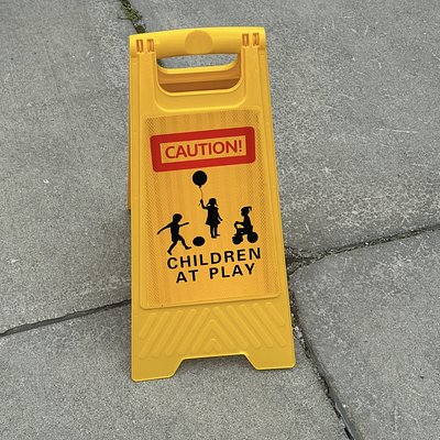 Safety Street Sign 