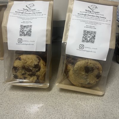 Brown Butter Chocolate Chip Cookies - 6 Pack 4” Cookies