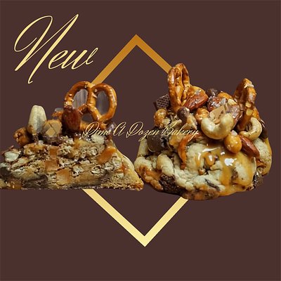 Best chocolate chip Salty, Pretzel Caramel stuffed