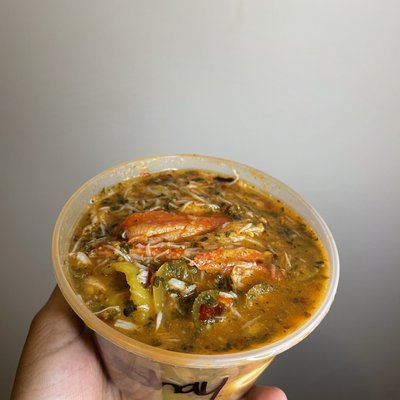 Small seafood Spicy bowl / W sausage 