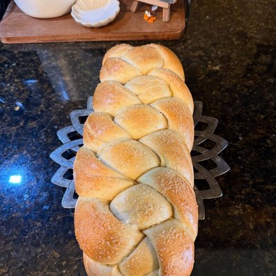 Easter Challah Braided Loaf